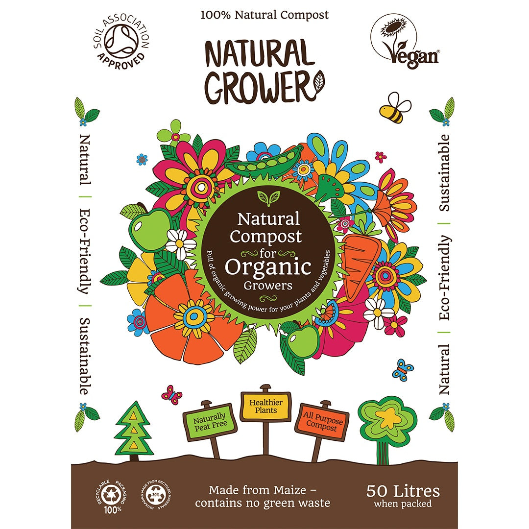 Natural Grower peat-free Natural Compost 50L bag front
