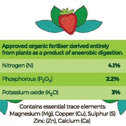 Natural Grower Plant Feed & Soil Improver NPK 4.1-2.2-3